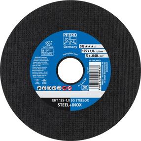 Griešanas disks leņķa slīpmašīnām Pferd EHT, 125 mm x 1 mm x 22.23 mm