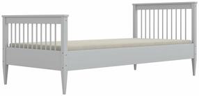 Vaikiška lova Kocot Kids Emilia, balta sp., 90 x 200 cm, be patalynės dėžės, su čiužiniu