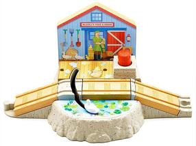 Traukinių stotelė Mattel Fisher Price Thomas & Friends Duck Pond Crossing, įvairių spalvų