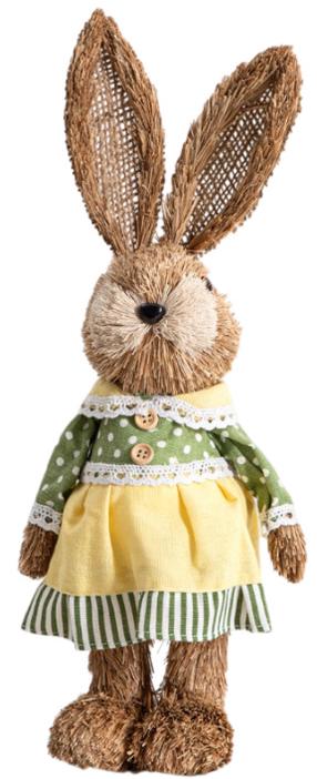 Dekoracija, velykinė Homla Mell Rabbit in dress 764271, 38 cm, (spalva/dizainas parenkami atsitiktine tvarka)
