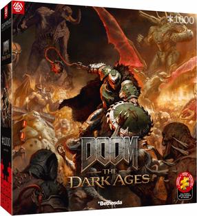 Dėlionė Good Loot Doom The Dark Ages Slayers Rage, 48 cm x 68 cm, 1000 vnt., įvairių spalvų