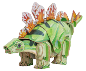 3D dėlionė MakeBug Stegosaurus MB-D-0038, 6 cm x 10 cm, žalia sp.