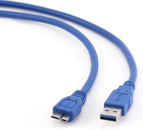 Vads Gembird USB to USB-micro USB 3.0, Micro USB male, 0.5 m, zila krās.