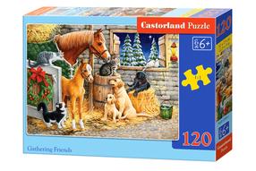 Dėlionė Castorland Gathering Friends 13340, 23 cm x 32 cm, 120 vnt., įvairių spalvų