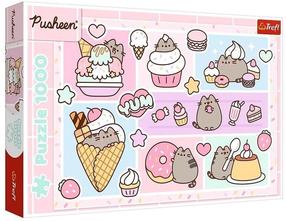 Dėlionė Trefl Sweet Pusheen, 48 cm x 68.3 cm, 1000 vnt., įvairių spalvų