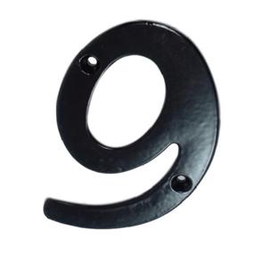 Durų numeris Okko GB-2531_9, 10.5 cm x 6.5 cm, metalas