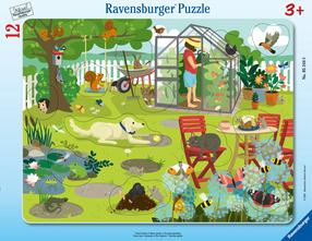 Izglītojoša koka puzle Ravensburger, daudzkrāsaina, 12 gab.