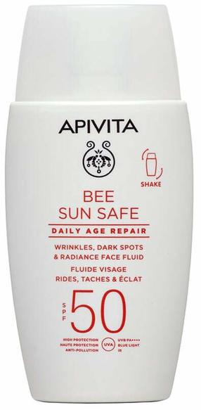 Veido fluidas Apivita Bee Sun Safe Daily, 50 ml, SPF 50