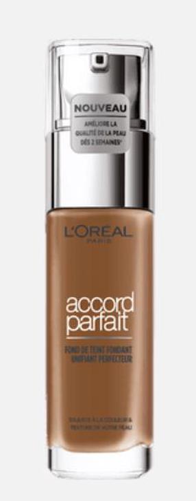 Skystas makiažo pagrindas L’Oréal Paris Accord Parfait, ruda sp., 10d deep golden, 30 ml