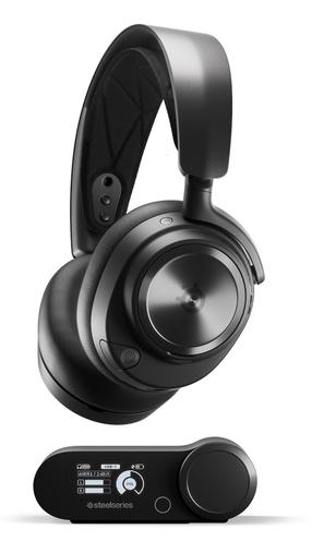 Bezvadu spēļu austiņas Steelseries Arctis Nova Pro Wireless 61520, melna krās.