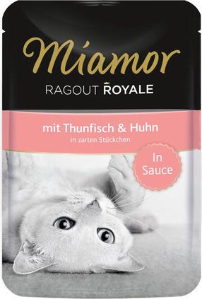 Šlapias kačių maistas Miamor Royale, vištiena/tunas, 0.1 kg
