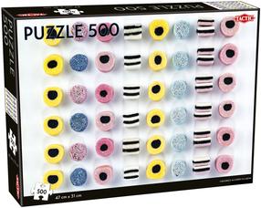 Dėlionė Tactic Liquorice allsorts in a row, 500 vnt.