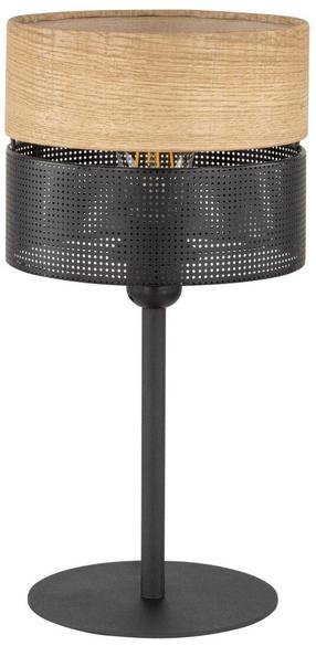 Galda stāvlampas TK Lighting Nikol 5124, E27, 15W, brūna krās./melna krās./melna krās.