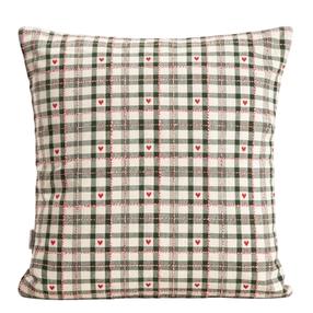 Dekoratyvinės pagalvėlės užvalkalas Homla Cortez 758492, balta/raudona/žalia, 45 cm x 45 cm