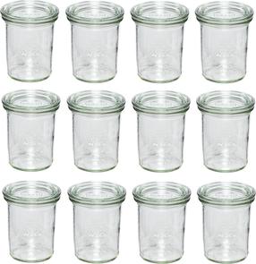 Toidu säilitamise konteinerite komplekt Jata Weck, 0.160 l, läbipaistev v.
