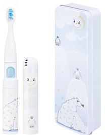 Elektrinis dantų šepetėlis Vitammy Smile Polar Bear, žydra sp.