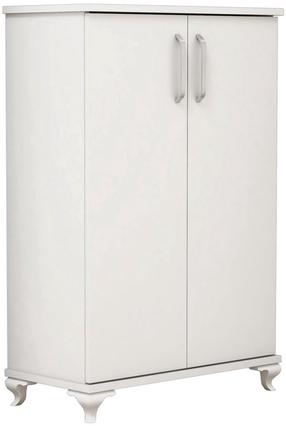 Batų spintelė Kalune Design Asta, balta sp., 32.5 cm x 72 cm x 100 cm