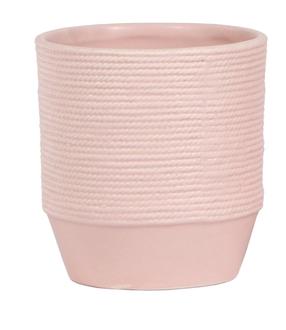 Puķu pods 810PI, keramika, Ø 9 cm, gaiši rozā krās.