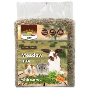 Šienas Nature Land Meadow Hay With Carrots 808028, 0.650 kg