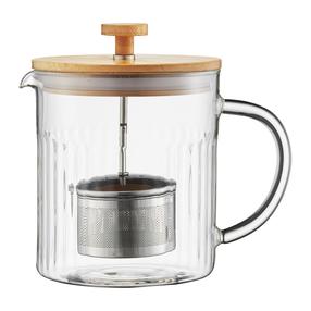 Kavinukas French Press Ambition Natural, 1.2 l, skaidri sp./ruda sp.