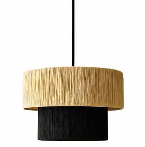 Šviestuvas lubų Opviq Macora, E27, 1 x 40 W, juoda sp./kreminė sp. / juoda sp.