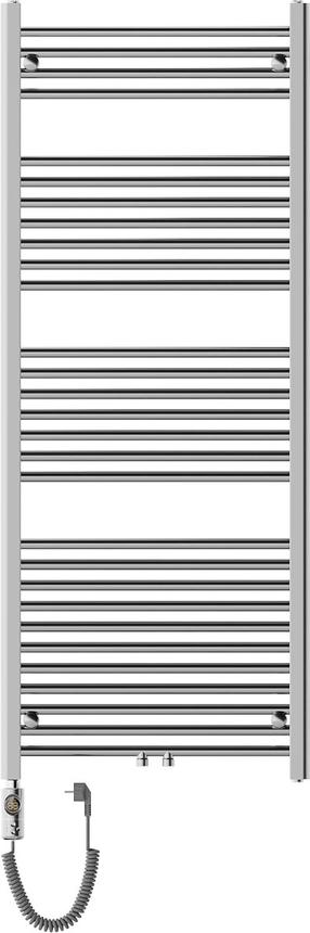 Elektriline rätikuradiator Mexen Mars, kroom v., 60 cm x 150 cm, 600 W