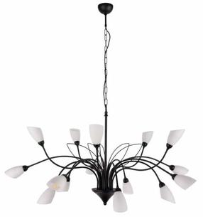 Светильник навесной Spot-Light Gloriosa, G9, 15 x 6 Вт, белый цв. / черный цв., 6 x 11 см