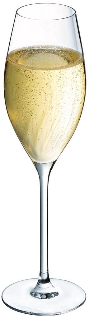 Šampuseklaaside komplekt Cristal d'Arques Swirly, klaas, 0.240 l, 4 tk