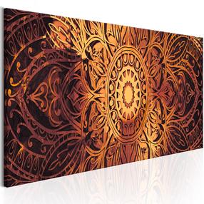 Reprodukcija Artgeist Amber Mandala N6558-DK150, 150 cm x 50 cm