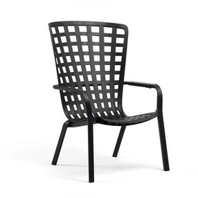 Lauko kėdė Nardi Folio 228333, antracito sp., 92.5 cm x 72 cm x 106.5 - 113 cm