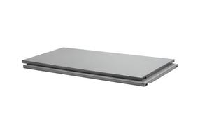 Plauktiņš Dolle Steelboard, 80 cm x 30 cm, pelēka krās., 2 gab.