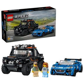 Konstruktorius LEGO® Speed Champions „Jaguar Project 7“ ir „Land Rover Defender“ 77264, 740 vnt.