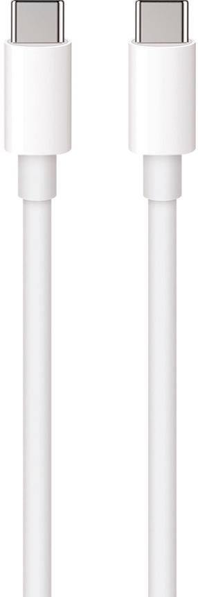 Kabelis Maxlife MXUC-05, 2 x USB-C, 100 cm, balta krās., 60 W
