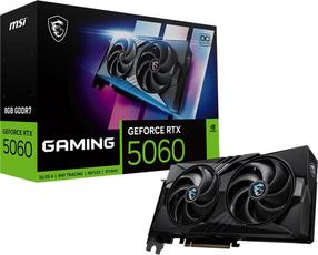 Vaizdo plokštė MSI GeForce RTX 5060 Gaming OC, 8 GB, GDDR7