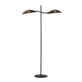 Stāvlampa Emibig Lotus, 10 W, E14, zelta krās./melna krās.