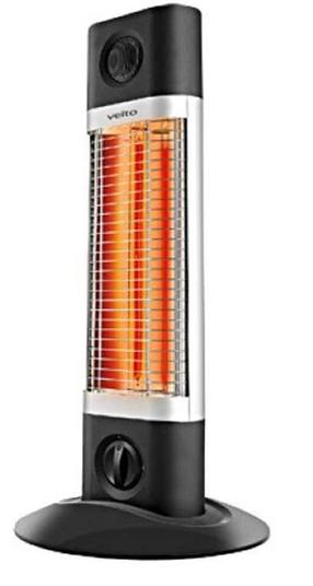 Infrasarkanais sildītājs Veito CH1200 LT, 1.2 kW, Melna krās.