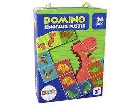Domino spēle Lean Toys Dinosaur