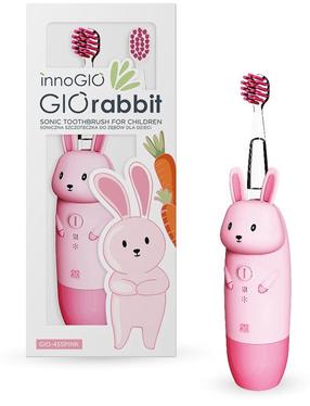 Elektriskā zobu birste InnoGIO GioRabbit, rozā krās.