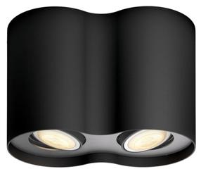 Nutivalgustus lagi Philips Hue Pillar, GU10, 2200 - 6500 °K, 2 x 5 W, must v. / must v.