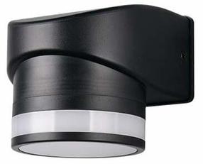 Sieninis lauko šviestuvas Reality Cusco, 10W, GX53, IP44, juoda sp., 10.5 cm x 10 cm