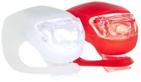 Jalgrattatulede komplekt, plastik, valge v./punane v., 2 tk