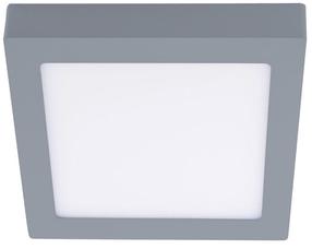 Светильник потолочный CristalRecord Know, LED, 4000 °К, 1 x 6 Вт, серый цв. / серый цв., 12 x 12 см