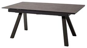 Valgomojo stalas išskleidžiamas MC Akcent Tobago, antracito sp., 180 - 260 cm x 95 cm x 77 cm