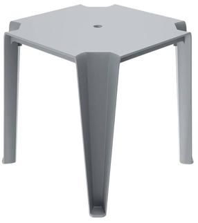 Lauko stalas Ferne Lottie, pilka sp., 77.5 cm x 77.5 cm x 76.5 cm