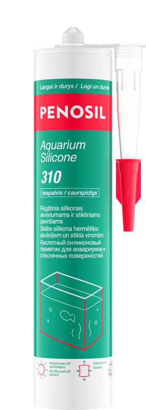 Герметик Penosil Aquarium Silicone 310, 0.3 л, прозрачный цв.