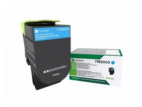 Tintes printera kasetne Lexmark 71B20C0, zila krās.
