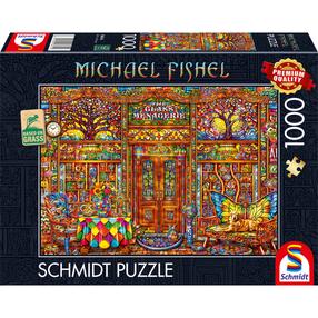 Puzle Schmidt Michael Fishel Glass Menagerie 58614, 49.3 cm x 69.3 cm, 1000 gab., daudzkrāsaina