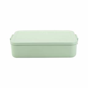 Pārtikas trauks Brabantia Make & Take Bento L, 2 l, 16.7 cm x 25.5 cm, zaļa krās.