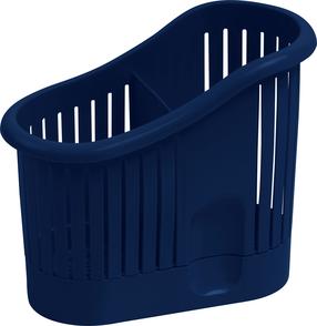 Galda piederumu organizatori Curver, 14 cm x 6.5 cm x 14.5 cm, plastmasa, zila krās.