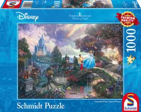 Dėlionė Schmidt Disney Cinderella 59472, 49.3 cm x 69.3 cm, 1000 vnt., įvairių spalvų